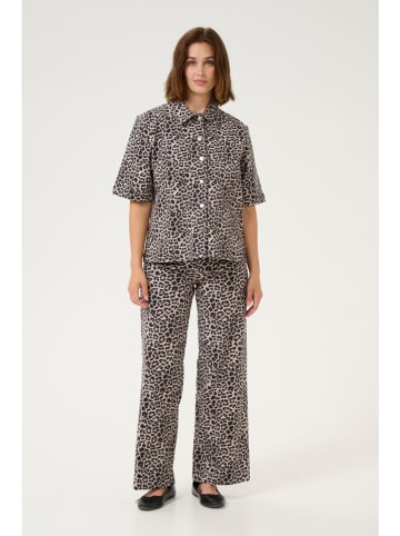 Blouse bruin/zwart