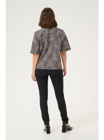 Blouse bruin/zwart