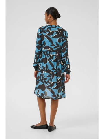 Kleid in Blau/ Schwarz