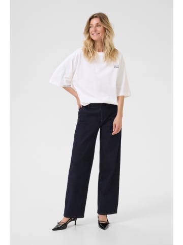 Jeans - Wide leg in Dunkelblau
