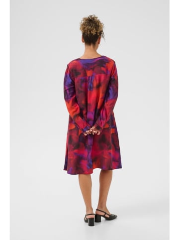 Jurk rood/blauw