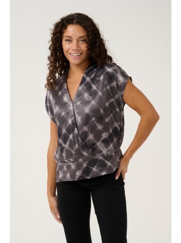 Bluse "Jelly Mirjam" in Anthrazit/ Grau