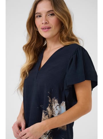 Bluse in Dunkelblau