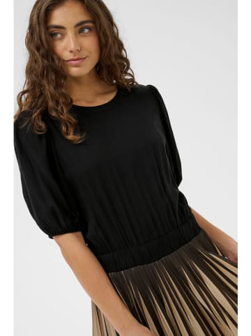 Jurk zwart/beige