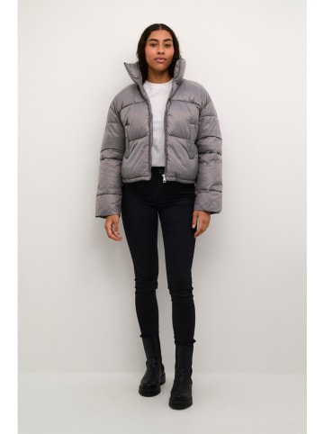Steppjacke in Hellgrau