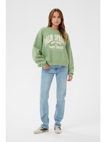 Sweatshirt in Grün