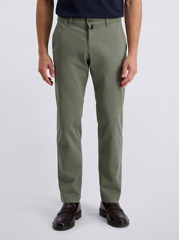 Spodnie chino w kolorze zielonym