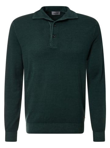 Sweter polo w kolorze zielonym