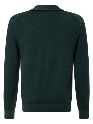 Sweter polo w kolorze zielonym