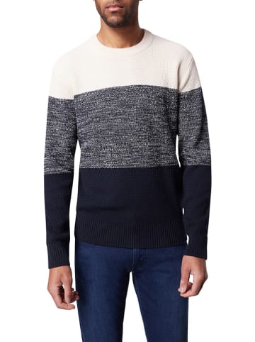 Sweter w kolorze kremowo-granatowym