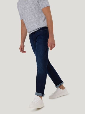 Dżinsy - Slim fit - w kolorze granatowym