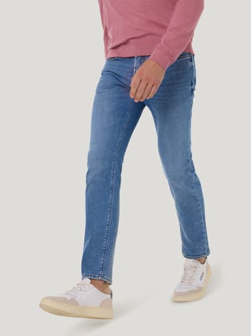 Dżinsy - Slim fit - w kolorze niebieskim