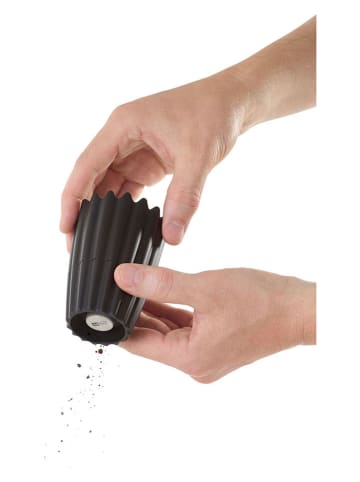 Magnetische dubbele molen "MagTwo" zwart - (H)19,5 x Ø 6,6 cm