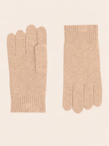 Kaschmir-Fingerhandschuhe "Hailey" in Beige