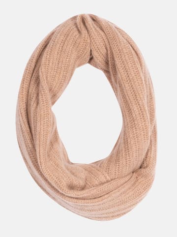 Kaschmir-Loop-Schal "Hutton" in Beige - (L)65 x (B)50 cm
