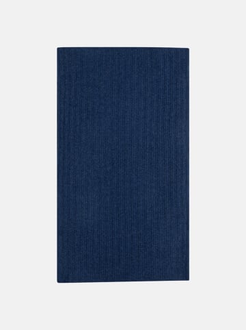 Kasjmieren colsjaal "Hutton" donkerblauw - (L)65 x (B)50 cm