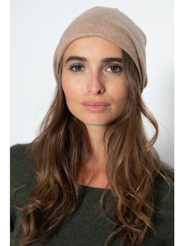 Kaschmir-Mütze "Lauren" in Beige