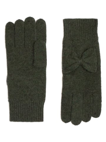 Kaszmirowe rękawiczki "Milo" w kolorze khaki