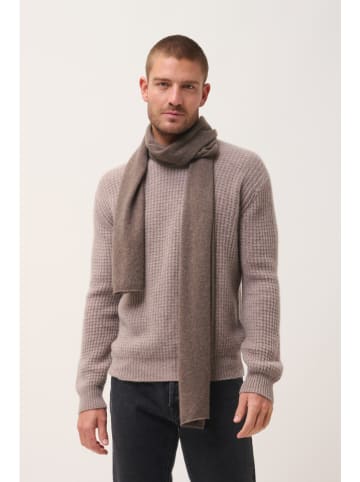 Kaschmir-Schal in Taupe - (L)200 x (B)30 cm