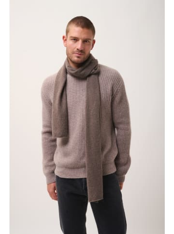 Kasjmieren sjaal taupe - (L)200 x (B)30 cm