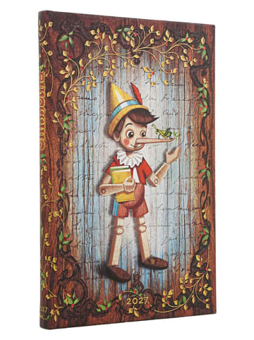 12-Monatskalender ''2027 - C.C., Pinocchio'' in Bunt - (B)13,5 x (H)21 cm