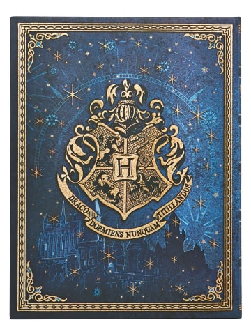 12-maandskalender ''2027 - Hogwarts'' donkerblauw - (B)17,5 x (H)23 cm
