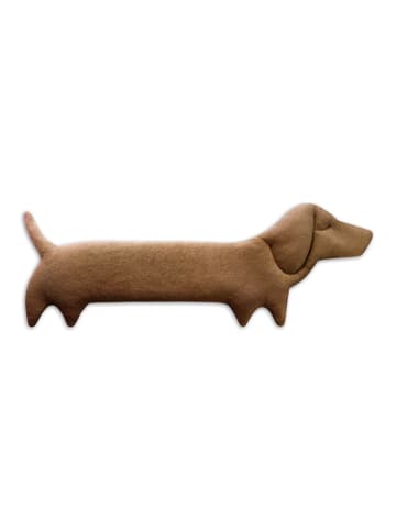 Wärmekissen "Hund Winston" in Hellbraun - (B)52 x (H)20 x (T)4 cm