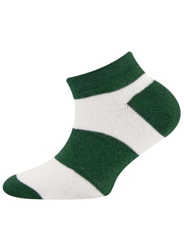 6er-Set: Socken in Weiß/ Grün