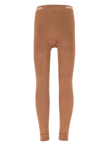Leggings in Hellbraun
