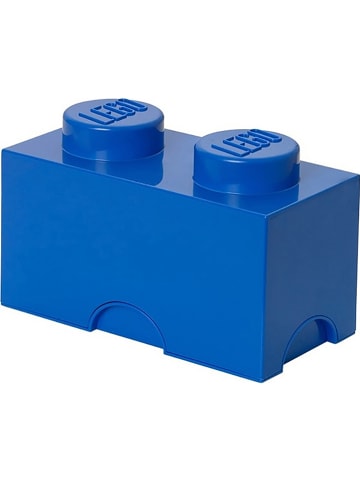 Aufbewahrungsbox "Brick 2" in Dunkelblau - (B)25 x (H)18 x (T)12,5 cm