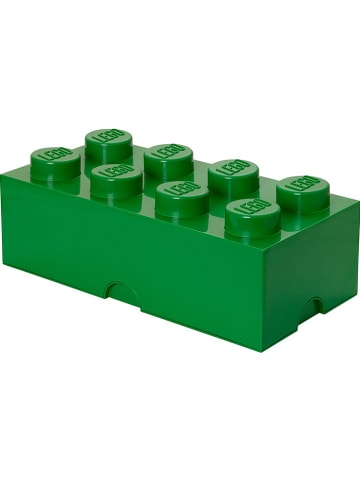 Aufbewahrungsbox "Brick 8" in Grün - (B)50 x (H)18 x (T)25 cm