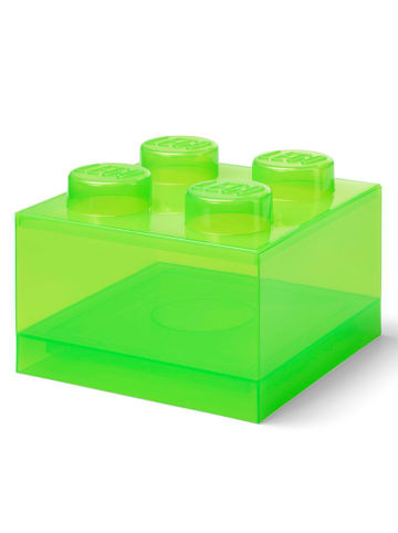 Aufbewahrungsbox "Brick 4" in Grün - (B)25 x (H)18 x (T)25 cm