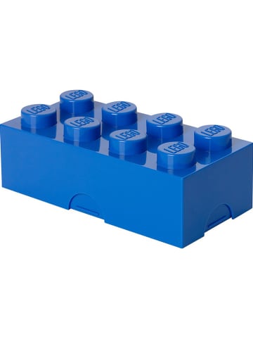 Pojemnik "Classic Brick 8" w kolorze niebieskim na lunch - 20 x 7,3 x 10 cm