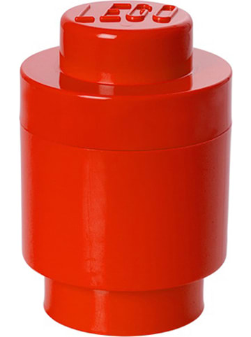 Aufbewahrungsbox "Brick 1" in Rot - (H)18,3 x Ø 12,3 cm