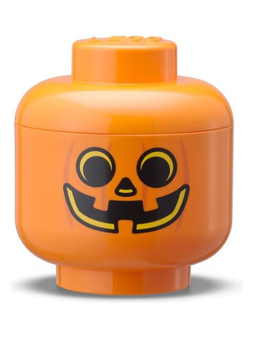 Aufbewahrungsbox "Pumpkin" in Orange - (H)12,3x Ø 10,5 cm
