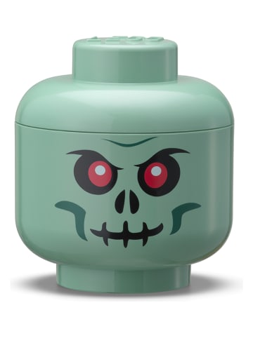 Aufbewahrungsbox "Skeleton" in Grün - (H)12,3x Ø 10,5 cm