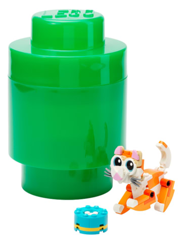 2-delige set: opbergbox "Brick 1" groen