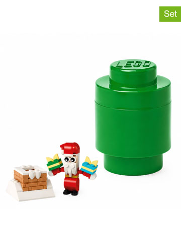 2-częściowy zestaw "Brick 1" w kolorze zielonym