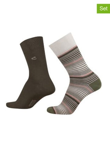 4er-Set: Socken in Khaki