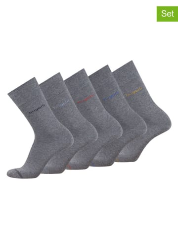 5er-Set: Socken in Grau