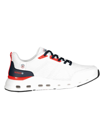 Sneakers "Osman" in Weiß/ Dunkelblau