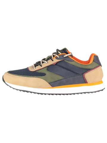 Sneakers ''Olyno'' in Beige/ Khaki/ Dunkelblau