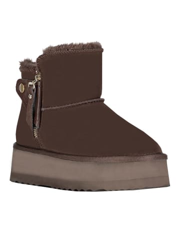 Winterboots ''Ozipcache'' in Braun