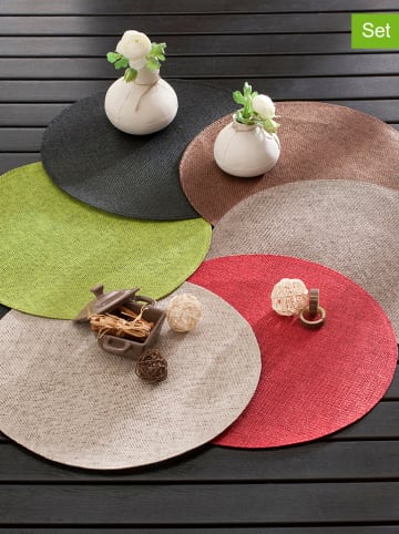 4er-Set: Tischsets in Grün