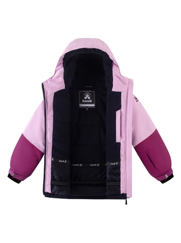 Winterjacke "Galina" in Lila/ Dunkelblau