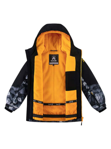 Winterjas grijs/zwart