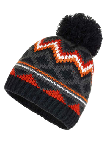 Muts "Karo" zwart/oranje