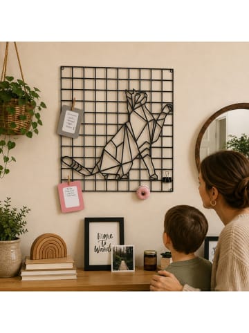 Rasterwand zwart - (B)50 x (H)50 cm