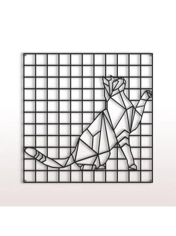 Rasterwand zwart - (B)50 x (H)50 cm