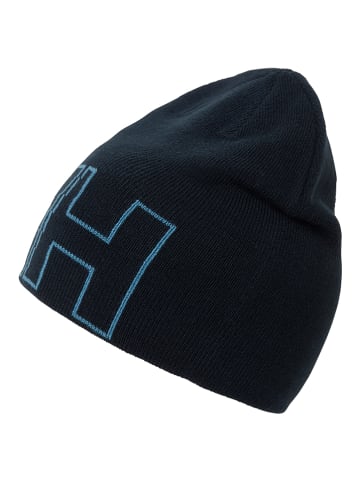 Czapka beanie "Outline" w kolorze granatowym